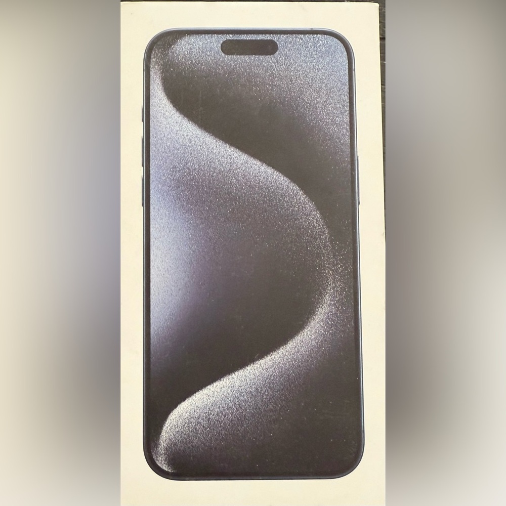 APPLE IPHONE 15 PRO MAX -BLUE TITANIUM 256 GB- *****NO PHONE ***EMPTY BOX*****